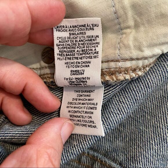 Free People We The Free Zip It Up Denim Mi… - Picture 6 of 6